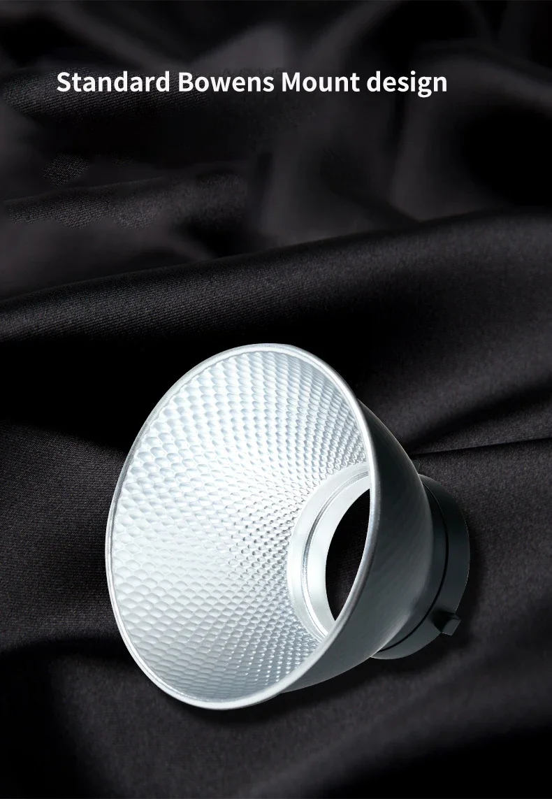 Universal 55° 15° Bowens Mount Hyper Reflector Standard Cover Reflective Lampsha