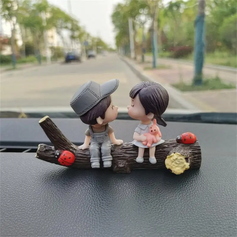 Auto Dekoration niedlichen Cartoon Paare Action figur Figuren Ballon Ornament  Auto Interieur Armaturen brett Zubehör für Mädchen Geschenke - AliExpress