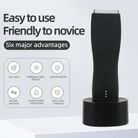 Electric Groin Hair Trimmer Men's Body Grooming Clipper Pubic Epilator Ceramic Blade Waterproof Male Hygiene Razor Safe Shaver 1