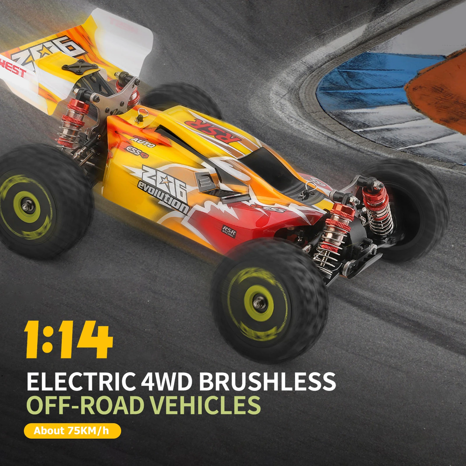 Wltoys 144010 Rc Drift Car 1/14 2.4ghz 