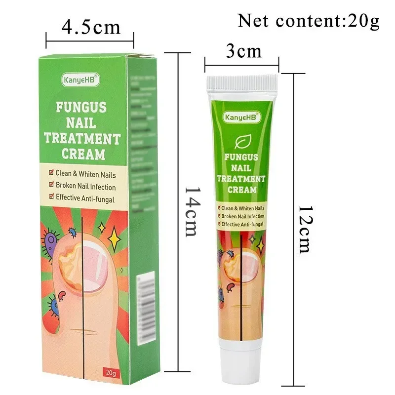 Nail Fungus Treatment Cream Onychomycosis Paronychia Anti Fungal Nail Infection Fights Bacteria and Fungus Naturally Oint U&ntilde;as nail fungus remover