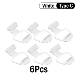 Universal Silicone USB Charging Port Dust Plugs - Anti - Dust and Anti - Lost Caps (2/4/6 Pack) (6Pcs - White - Type C)