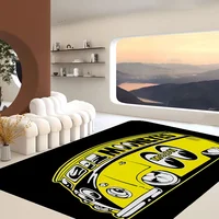 Mooneyes Print Floor Mat INS Style Soft Bedroom Floor House Laundry Room Mat Anti-skid Bedside Area Rugs 1