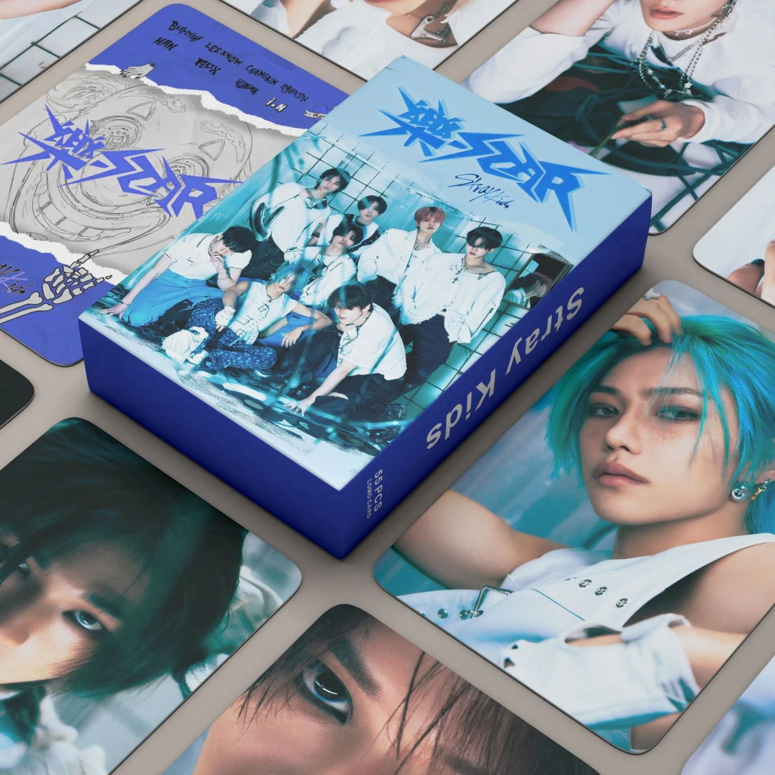 

55pcs/set Kpop Stray Kids MAXIDENT Time Out CIRCUS NOEASY New Album Lomo Cards High Quality HD Double Side Print Photo Cards