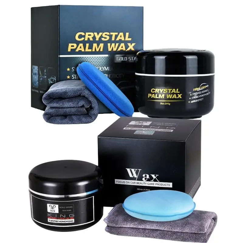

Car Wax Black & White Silver Gray Red Universal Coating Crystal Plated Long Lasting Professional Finish Easy To Use For All Cars