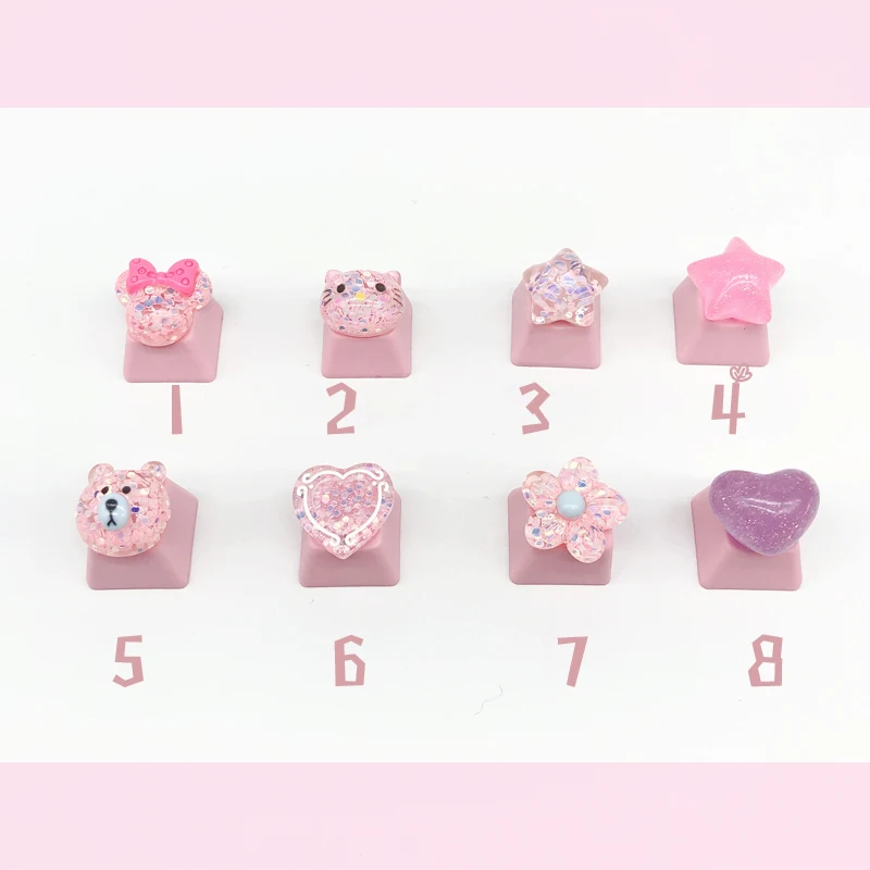 기계식 키보드에 대 한 8PCS Keycaps 콤보 DIY 사용자 지정 Keycaps