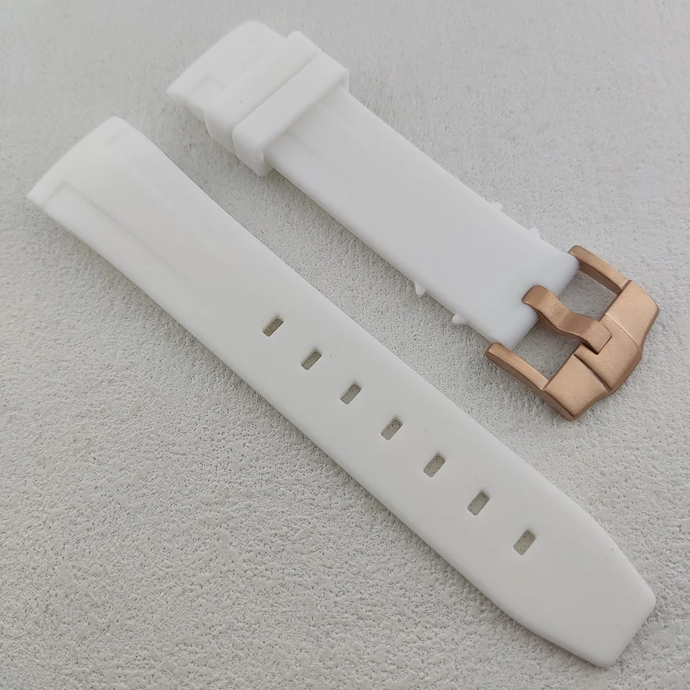 Premium Rubber Watch Strap 22mm Replacement Bracelet - Durable and Comfortable Watch Accessory