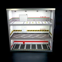 Acrylic Display Case Fit for 1:64 Mini Size Dust Proof Clear Box Cabinet 1/64 Action Figures Display Box 1