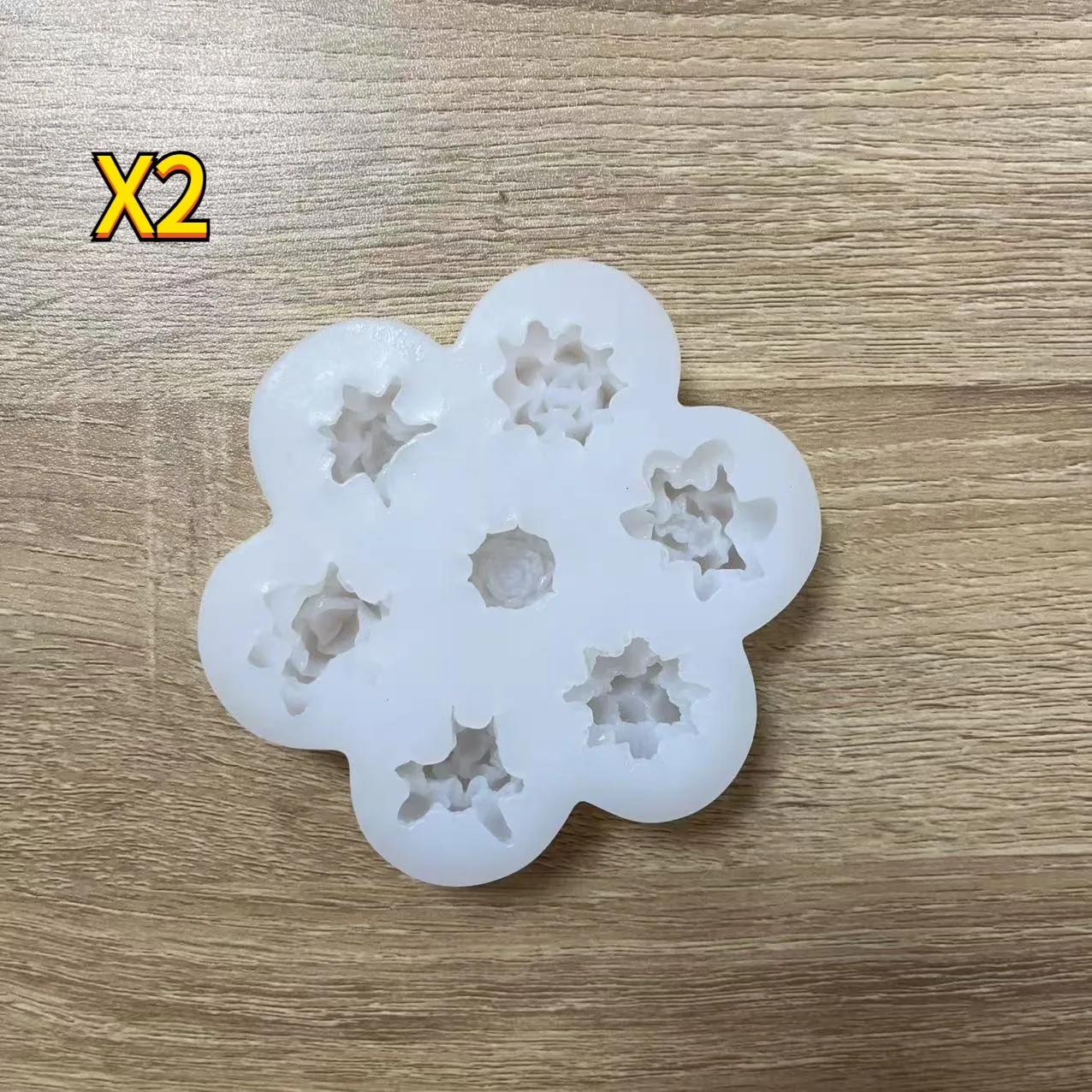 7-Piece Floral Silicone Mold Set