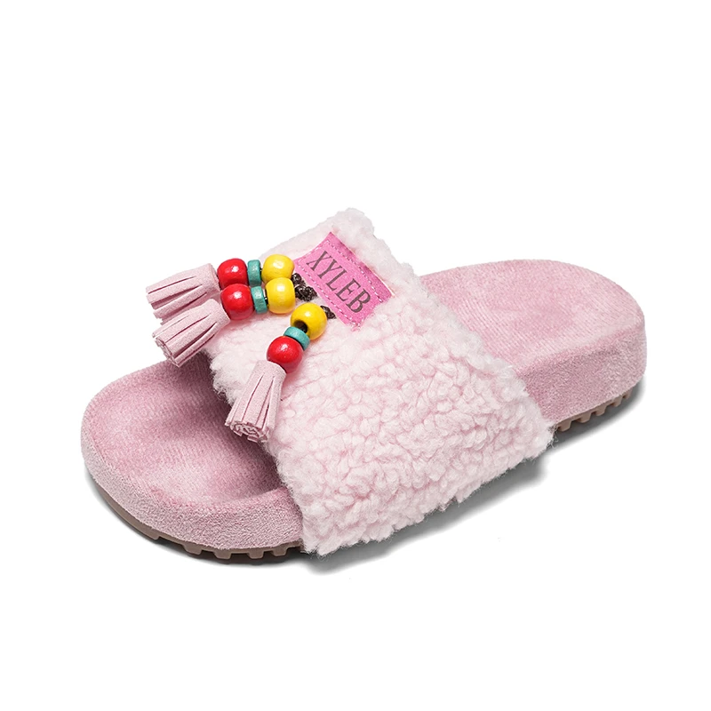 Cotton Slipper Shoes for Girls Winter Fashion
