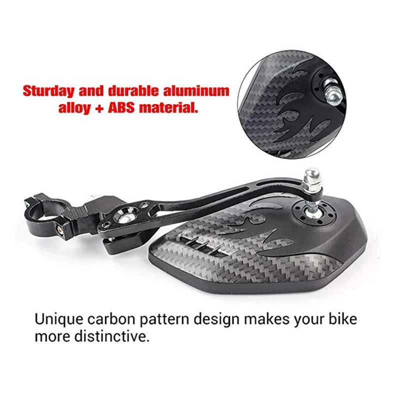 자전거 백미러, 자전거, MTB, 도로, 360도 회전 사이클링, 광범위한 범위, 백사이트 반사경, 조절 가능한 접이식 블라인드