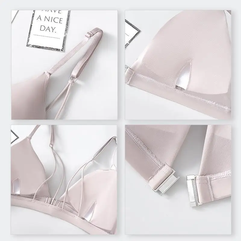 low waist panties detail on lingerie set