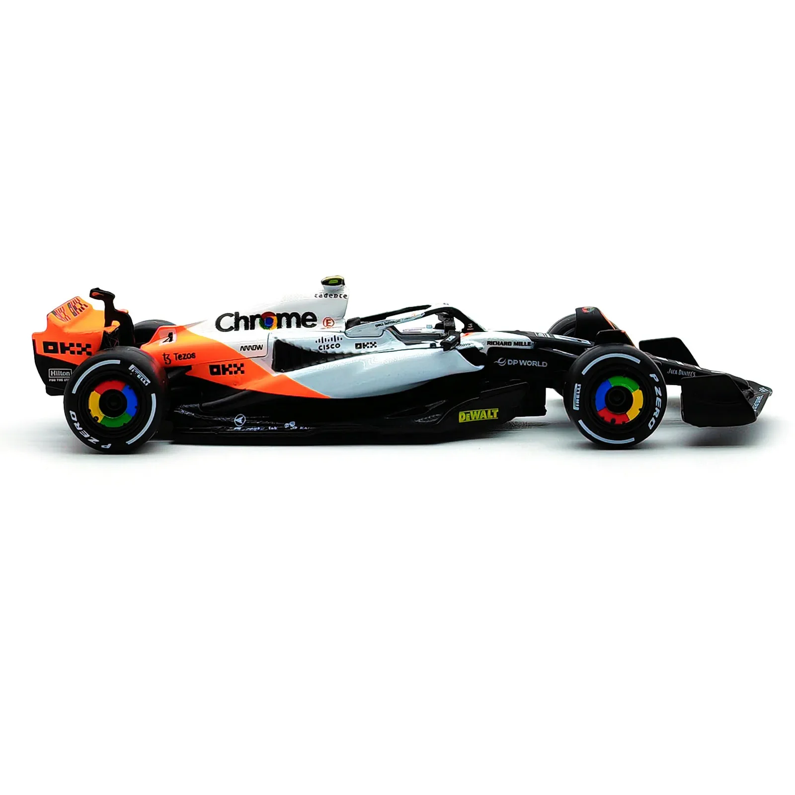 Bburago 1:43 NEW 2023 McLaren F1 Team MCL60 4# Lando Norris 81# Oscar Piastri Formula One Alloy Super Toy Die cast car model 5