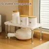 Kitchen Cabinet Organizer Adjustable Layered Storage Shelf Spice Rack Dish Bowl Shelf for Kitchen Cupboard Pantry Sink Organizer 6
