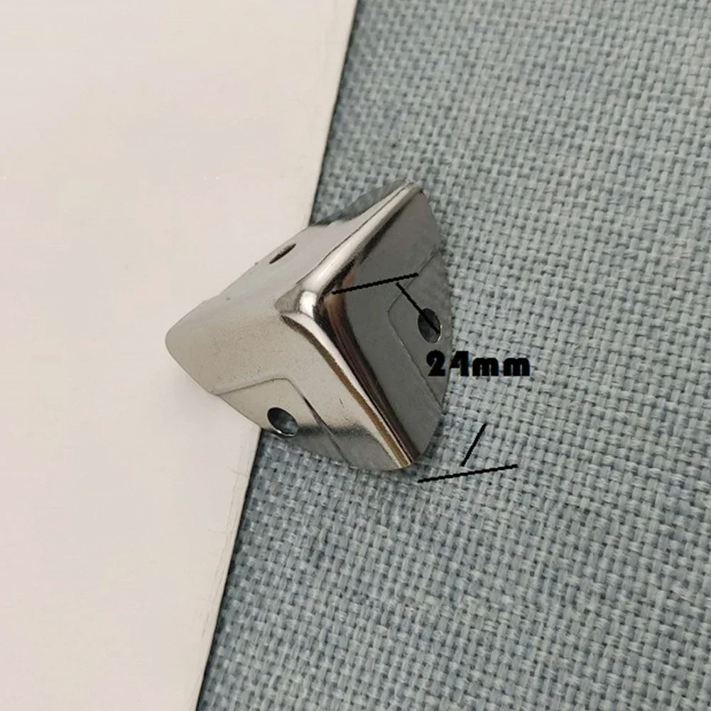4/8/12PCS Metal Corner Protection Corners Vintage Box Corner Decorative Wood Silver Gold Clip Hardware furniture hardware angled furniture hardware furniture corner protector