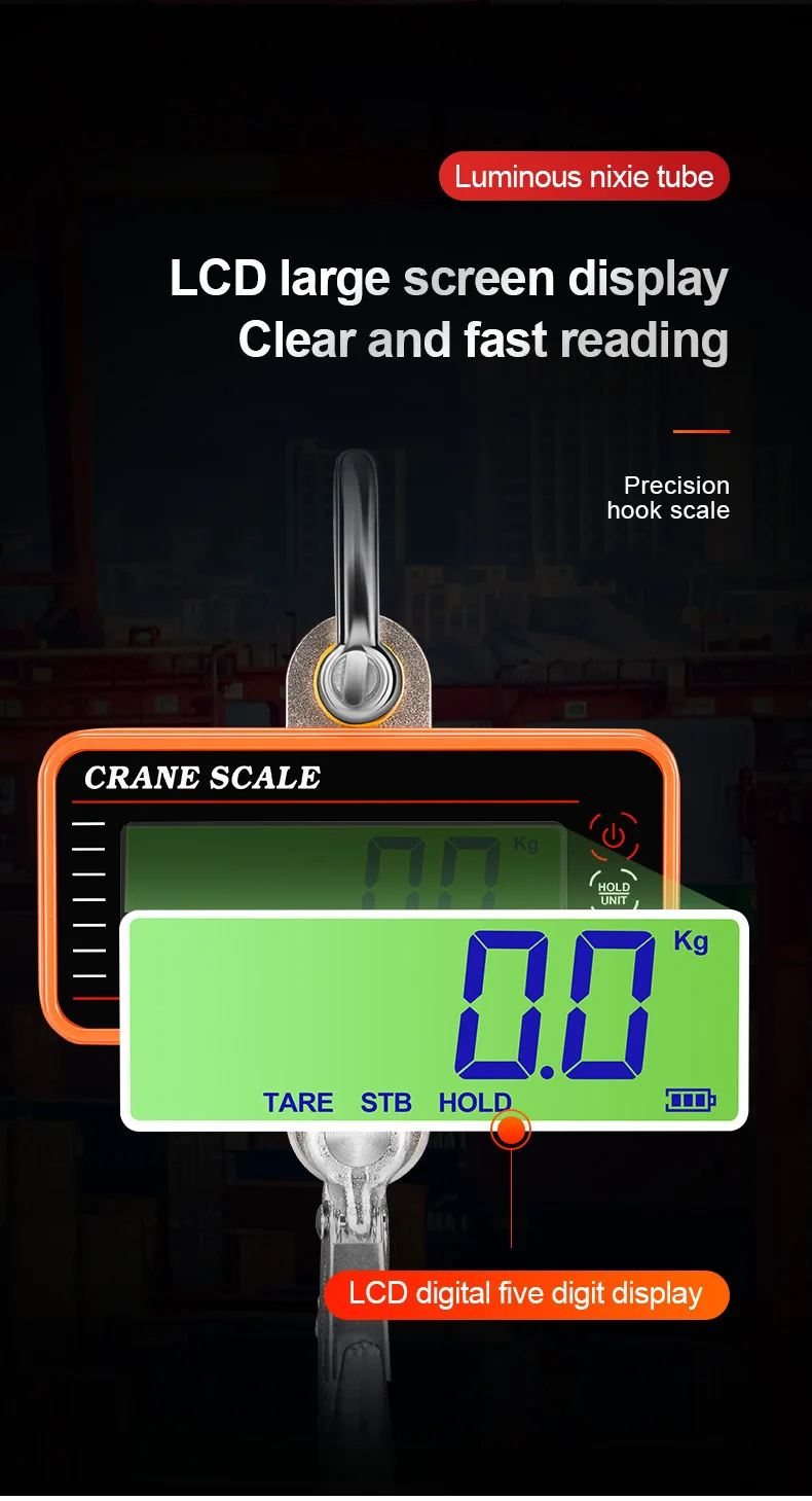 New Handheld Hanging Scale Wireless Electronic Hanging Scale High Precision Port