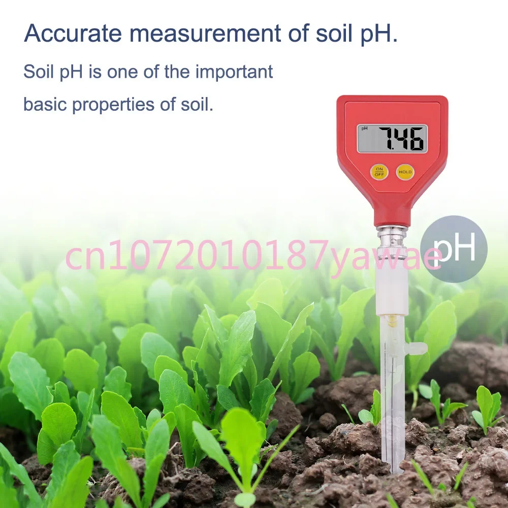 

Water Quality/Semi-Solid PH Meter Meat Viscous Substance PH Tester Laboratory Soil PH