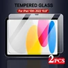 2PCS Screen Protector For iPad 10th 2022 10.9'' ipad 10 A2757 A2777 A2696 Protective Film Anti Scratch Clear Tempered Glass 1