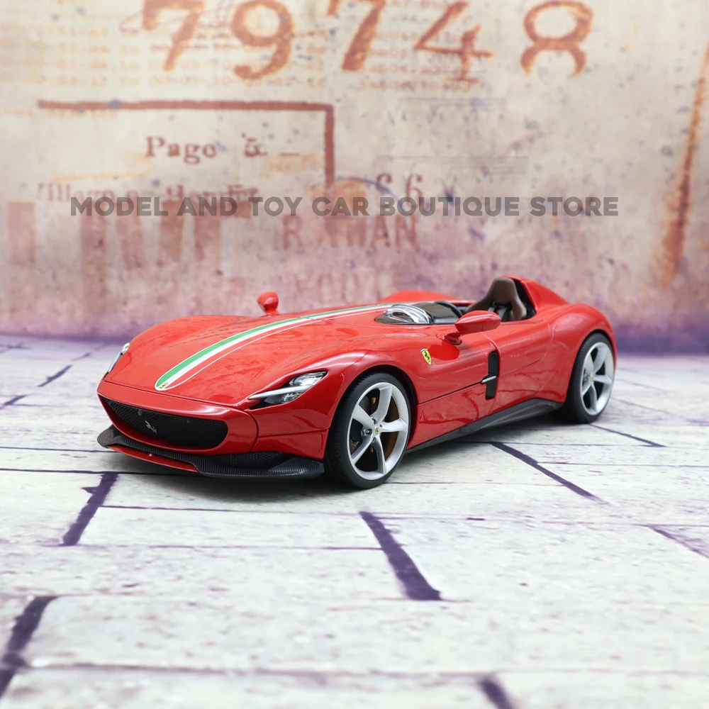 1:18 Bburago 16909 Ferrari Monza Sp1 Firma Diecast Model Toys Car Boys Girls Gifts