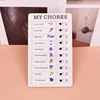 Multi-purpose Checklist Memo Board Reusable My Chores Checklist Board for RV Home Wall School Classroom Kid Self-discipline Card 1