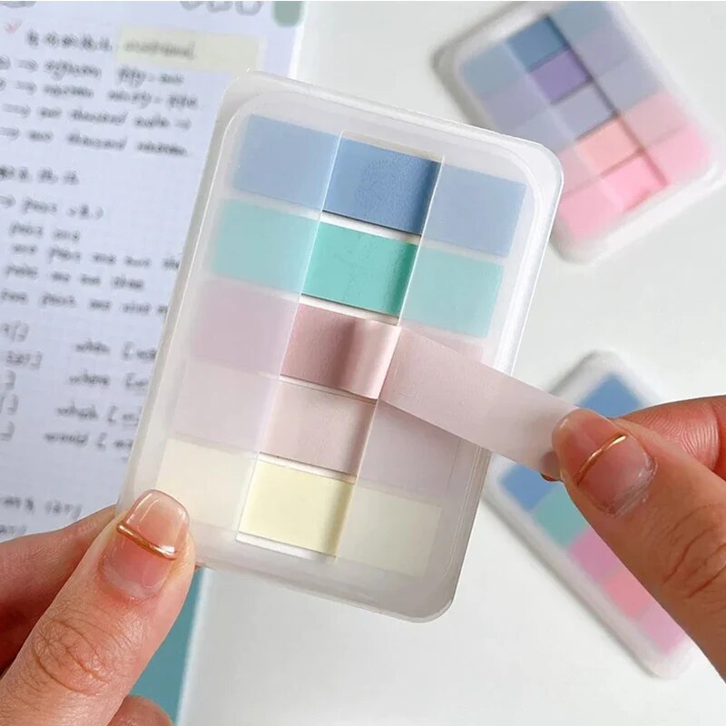 1 Box 100pcs Index Stickers Extractable Sticky Tabs Page Markers Sticky Index Tabs Writable Page Sticky Notes, Book Tabs