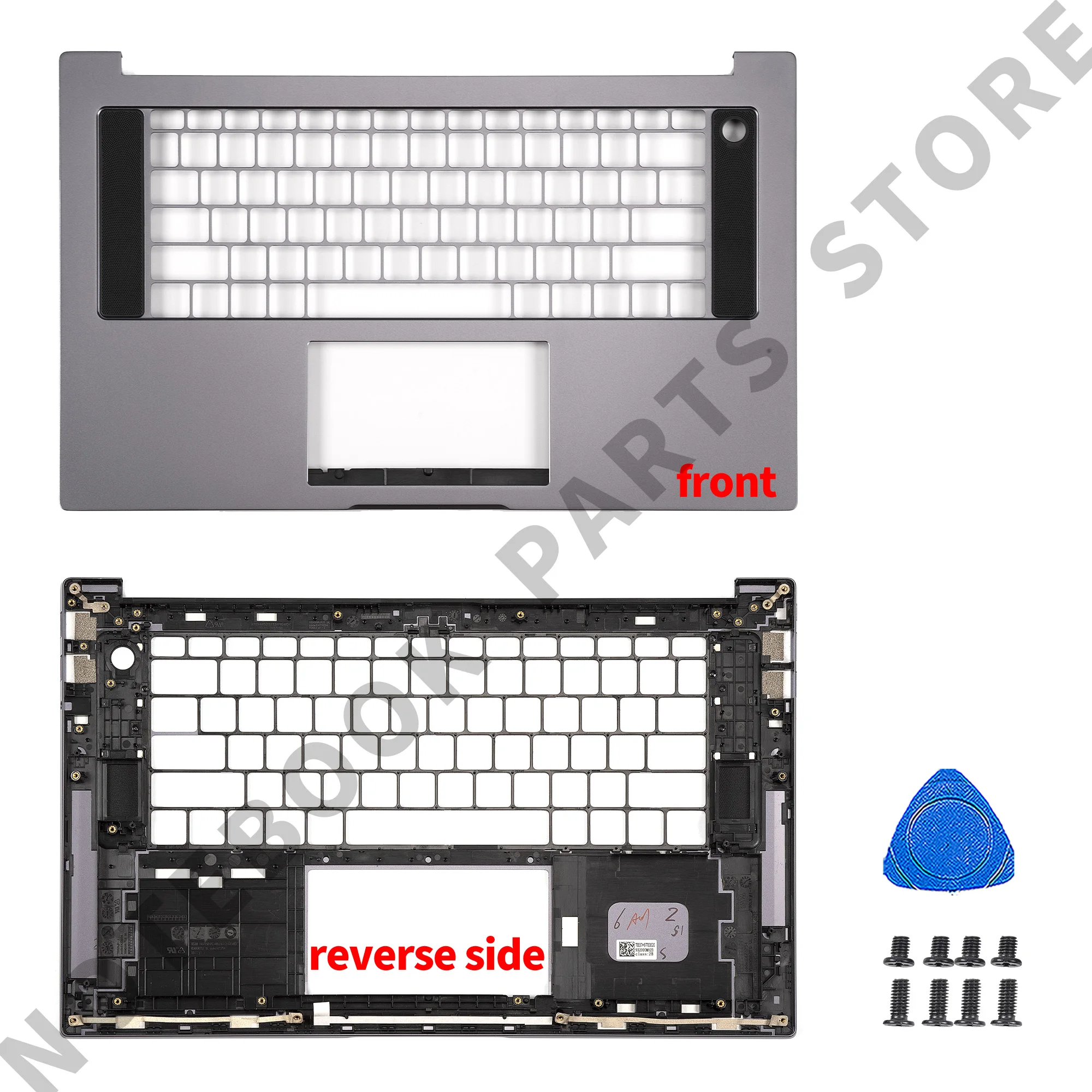 Honor MagicBook Pro용 노트북 부품, 16 HBL-W19L HBB/HLYL-WFQ9 HLY-W19R LCD 후면 커버 베젤 팜레스트 하단 케이스 힌지 커버
