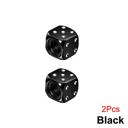 DSYCAR 2/8Pcs Aluminum Tire Valve Caps Dice Wheel Stem Tyre Tire Wheel Stem Air Valve Dust Cover for Car Truck Motocycle Bike - Image 16