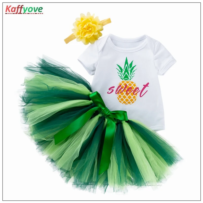 

Newborn Girls Summer Clothing Suit Tutu Skirt Birthday 1St Newborn Outfits Princess Tutu Bow Child Dresses Headwear Set Summer