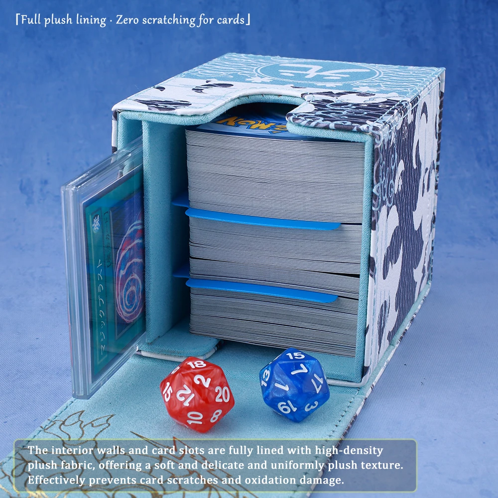 Diviner Dragons Chi Deck Storage Boxes Magnetic Closure PU Leather