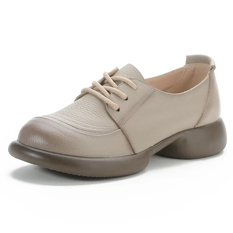 chinese dress ladies Amazon.com | Women's Leather Lace Up Flats Pointed Loafers,Fashion Soft  Bottom Low Lightweight Comfort Slip-On Business Formal Work Dress Walking  Oxfords Sneakers (Black,4.5,4.5) main image 1