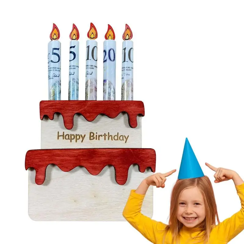 

Birthday Gift Money Holder For Cash Wooden Cash Holder For Birthday Money Holders For Wedding Party Decoration Congratulations