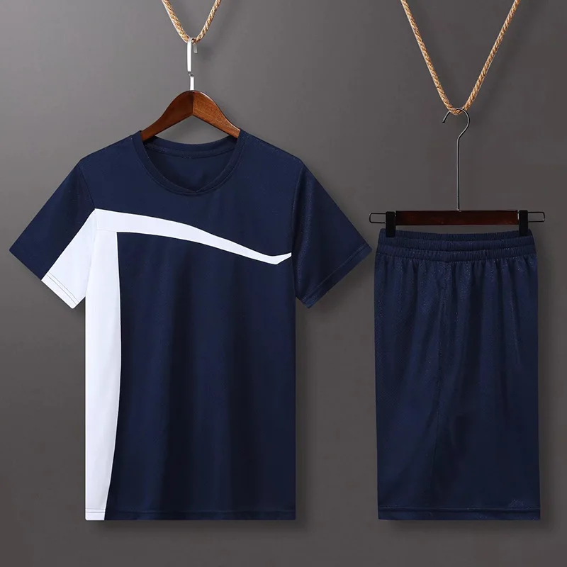 Men's Short Volleyball Jersey Suits Student Competition Team Training Uniforms Male Sportswear Print Name Number Logo