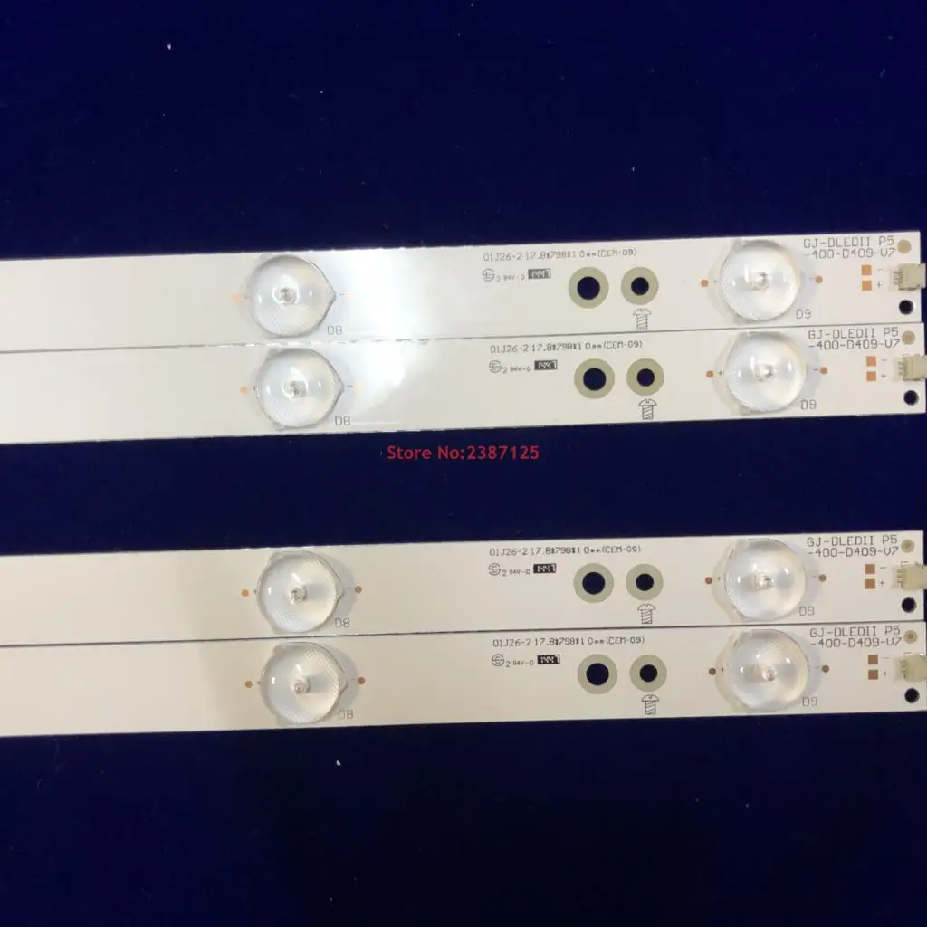 GJ-2K15 D2P5-400-D409-C4 LED 백라이트 스트립, PPTV-40C2 40PHF5500/88 40PFS5501/12 40PFT5501/12 40PFH4101 40PHH4100, 5Kit