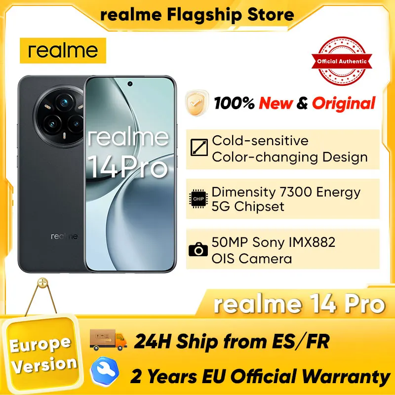 Smartfon realme 14 Pro 5g z EU za $259.25 / ~954zł