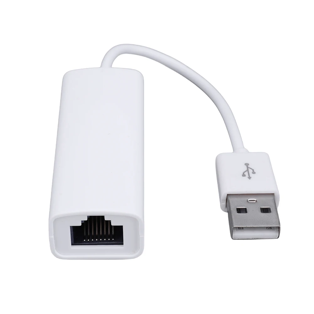 USB 이더넷 어댑터 네트워크 카드, 노트북 PC 컴퓨터용 랜 인터넷 케이블, 닌텐도 스위치 Wii U용, USB A-RJ45, 100Mbps