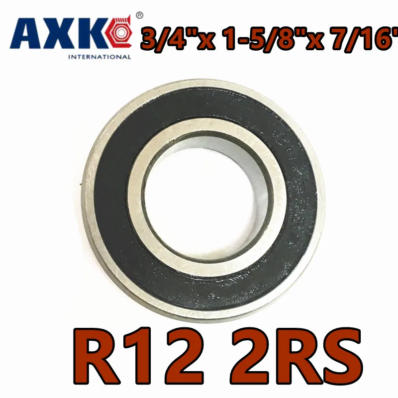 Sale 2pcs Sr12zz Sr12 2rs R12-2rs R12 R12zz R122z Ball Bearing 19.05x41.275x11.112mm Inch Miniature 3/4"x 1-5/8"x 7/16"