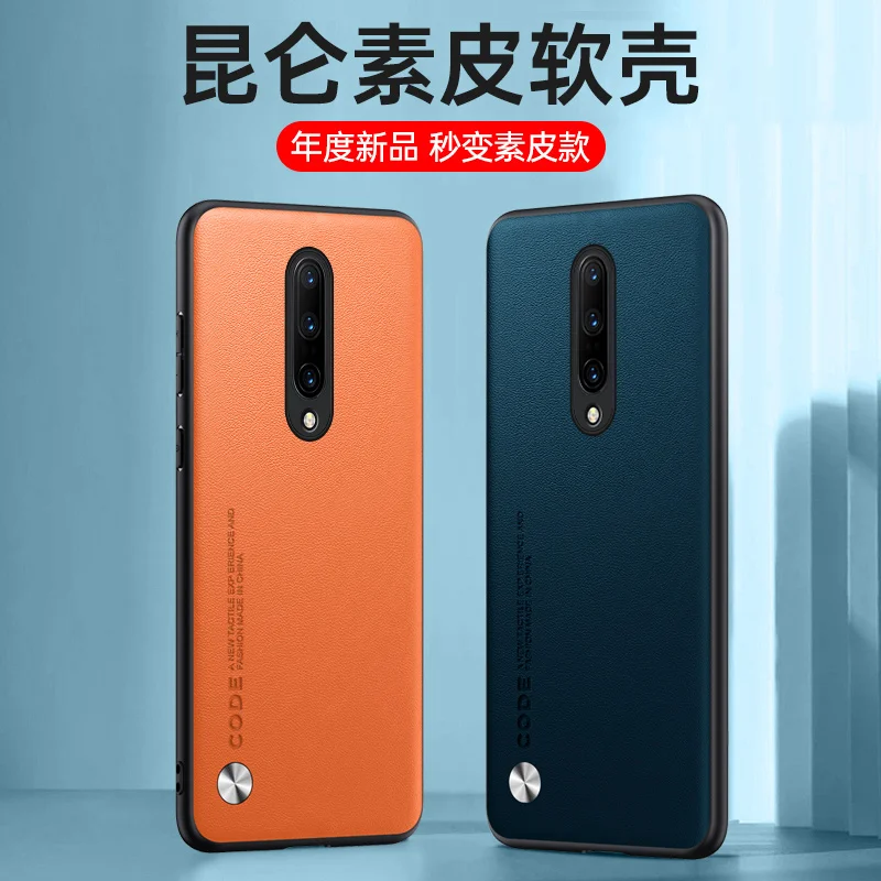 Custodia In Pelle Pu Originale Per Oneplus 7 Pro 7Pro Cover Posteriore Custodia In Silicone Antiurto Per Telefono Oneplus 7 T Pro 7 T
