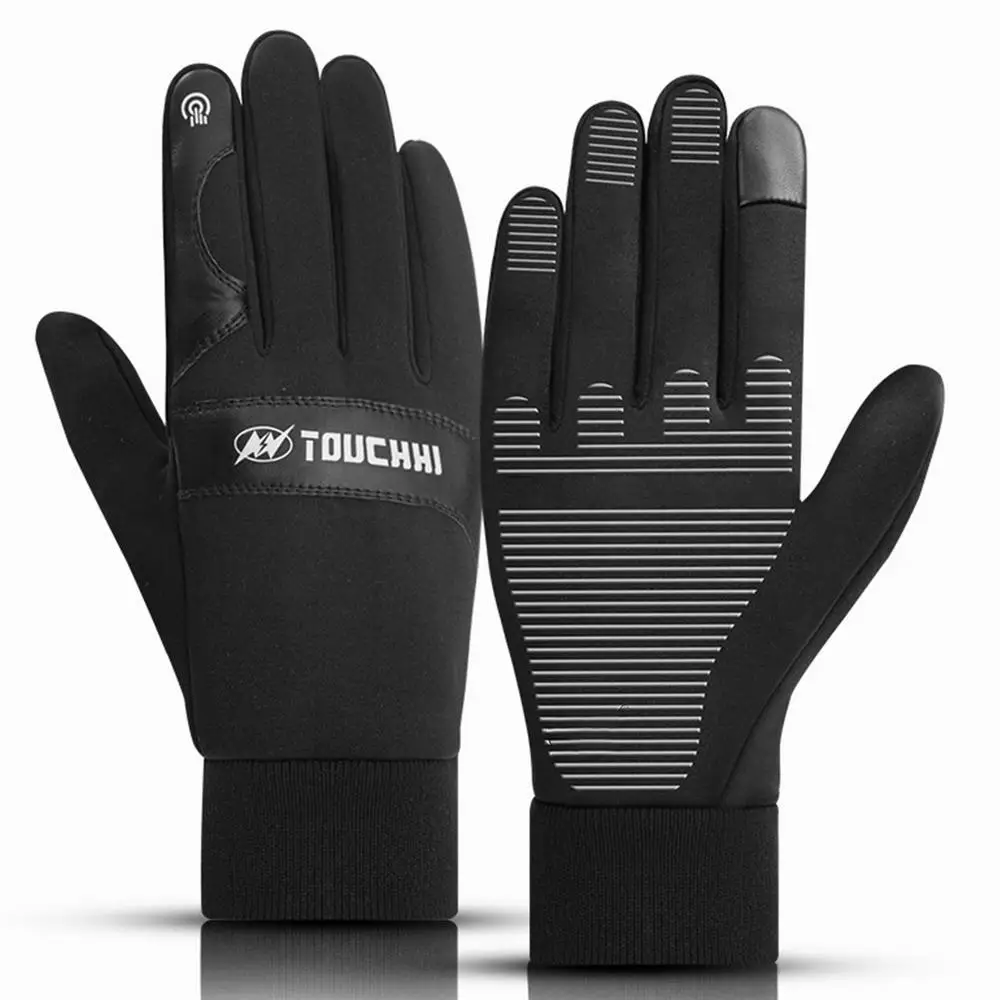 USB Heated Motorcycle Gloves Touch Screen Gloves Heating Thermal Gloves for Cycling Running Driving Hiking Walking Keep Warm