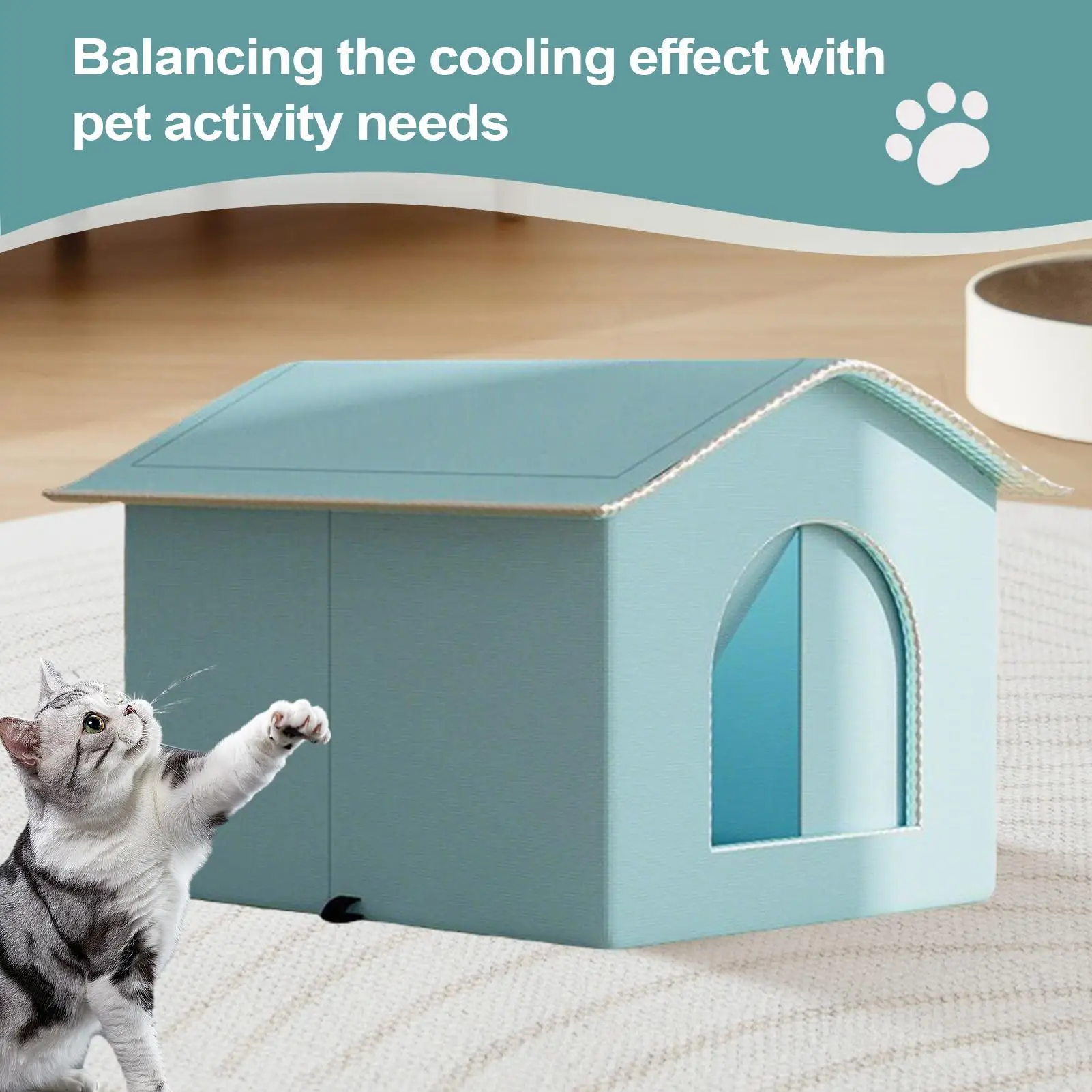 hot sale All Seasin Small Cat Dog Air Conditioning House Bed Summer Cooling Winter Warm Nest Dog Dog Four Seasons Pet House