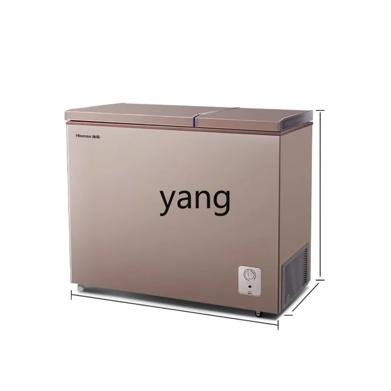 LMM double temperature household small refrigerated and frozen dual-purpose freezer large capacity