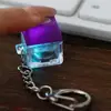 Luminous Fingertip Button Keychain Stress Relief Fidget Button Keycap Decompression Toy Finger Keyboard Antistress Fidget Toy 3