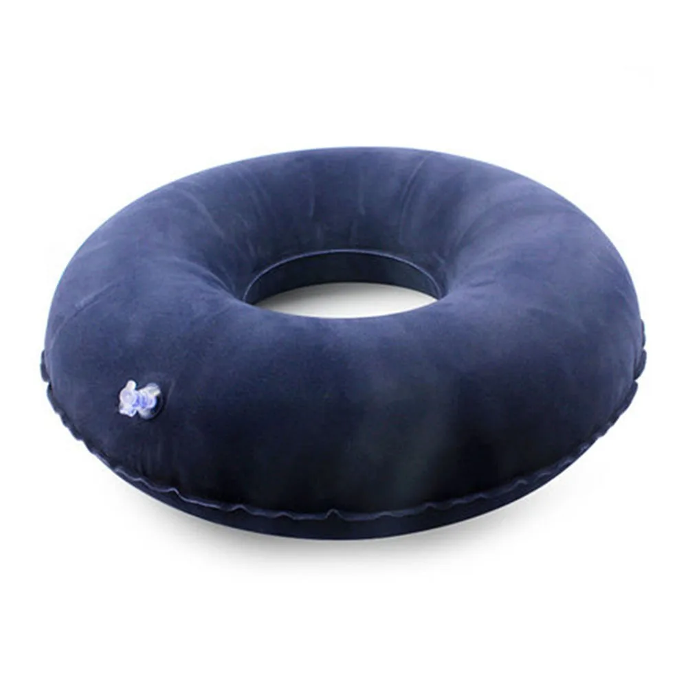 1pcs Hip Support Medical Hemorrhoid Seat Pad Massage Cushion with Pump New Support Inflatable Ring Round Pillow Donut Chair Pad