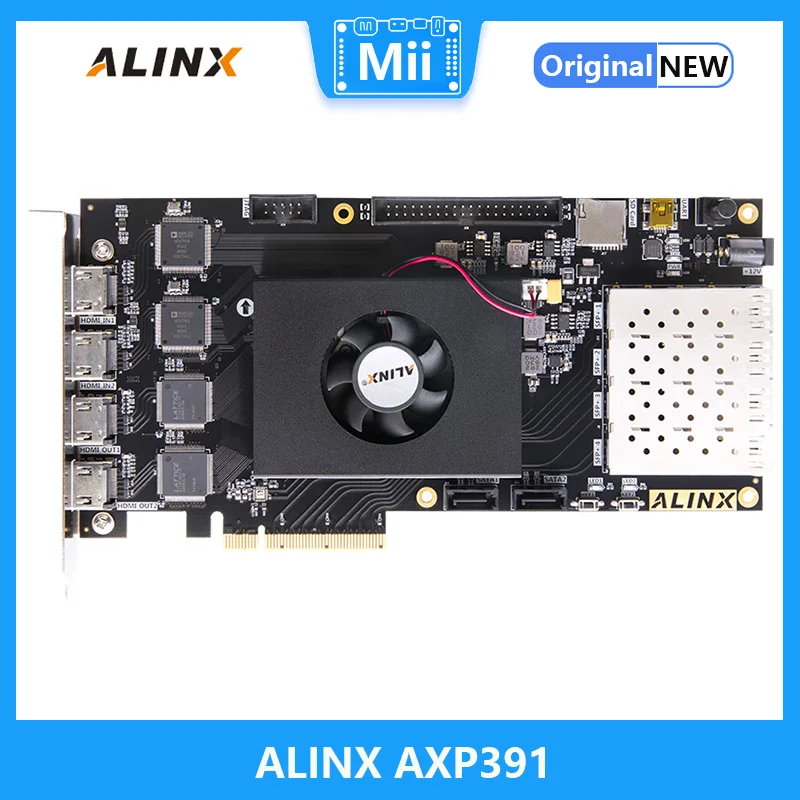 

ALINX AXP391 PANGOMICRO SoM Boards Titan2 Series PG2T390H PCIe Fiber Optic Communication Demo Board