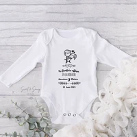 Personalized Baby Bodysuit I Also Attended The Wedding Custom Name Baby Jumpsuit Wedding Toddler Infant Boy Girs Rompers Outfits 1