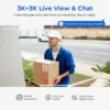 IMILAB New Outdoor Surveillance 3K+3K Dual Lens Camera 360° PTZ/Colour Night Vision/7/24 Work/MiHome App - EC6 Dual Upgraded 3