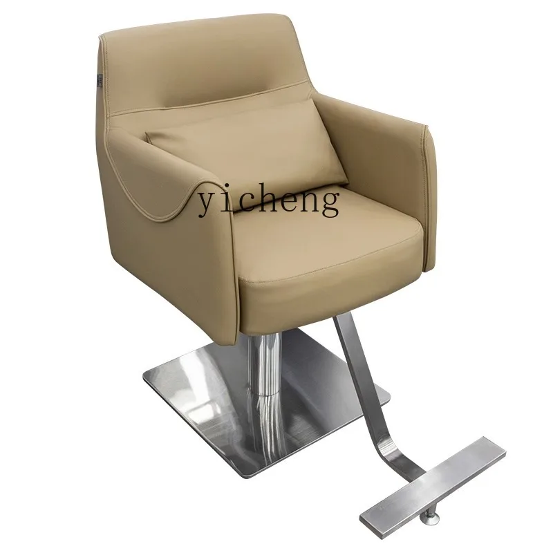 

Zk Barber Shop Chair Hair Salon Stainless Steel Hair Cutting Lifting Rotating Chair
