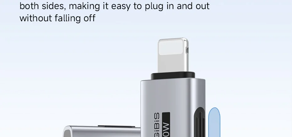 Hagibis Lightning & USB-C Bidirectional Charging Adapter