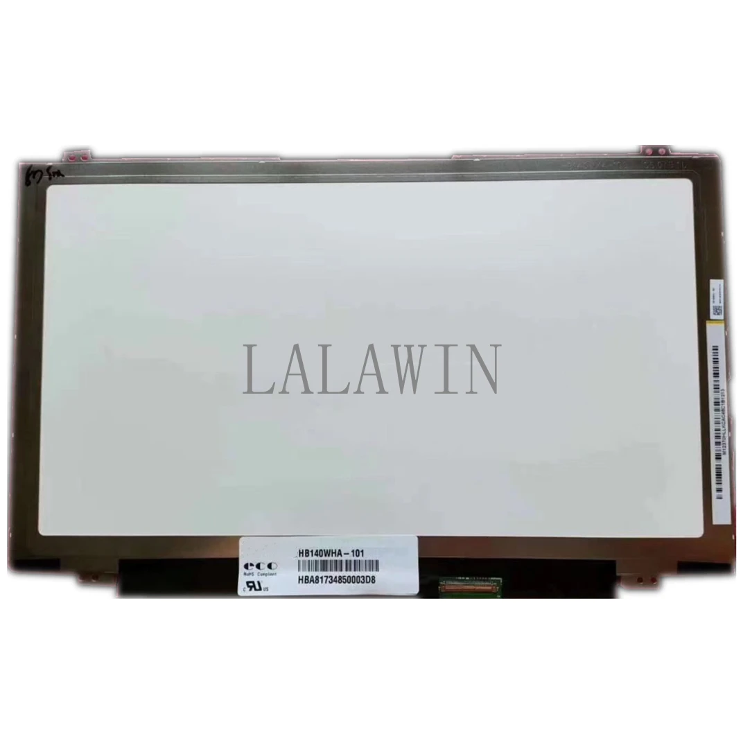

HB140WHA 101 для планшетов с диагональю экрана 14,0 дюйма HD 40Pin, ЖК-дисплей, сменная панель монитора 1366X768