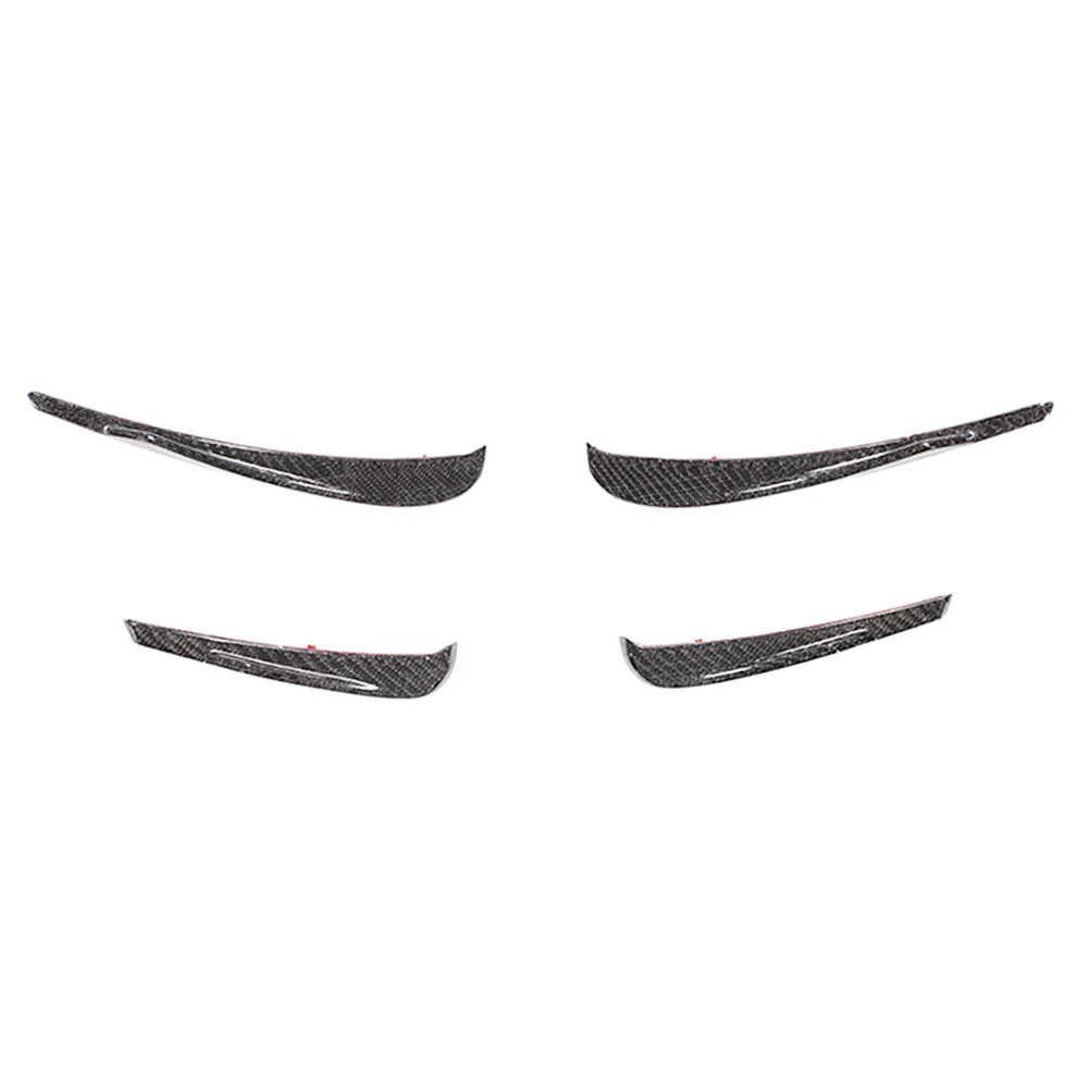 

Dry Carbon Fiber Front Bumper Canards For Bmw F06 F12 F13 M6 2012-2016