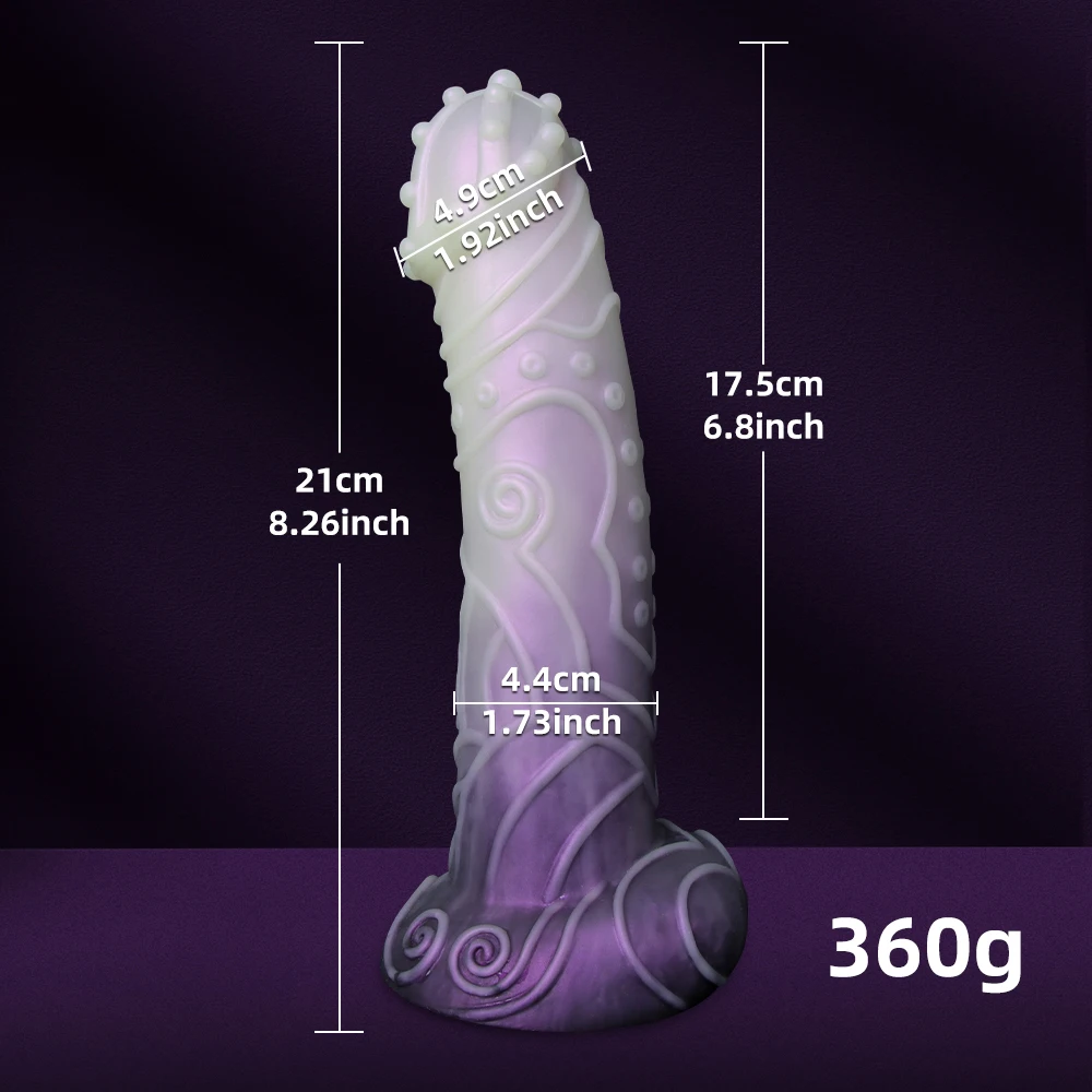 Monster shaped knot dildo big suction cup fantasy alien anal insertion Dildo female couple sex toy adult supplies supplier anal plug dilator